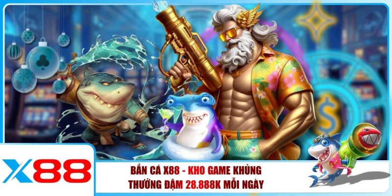 Bắn Cá X88 - Kho Game Khủng, Thưởng Đậm 28.888K Mỗi Ngày