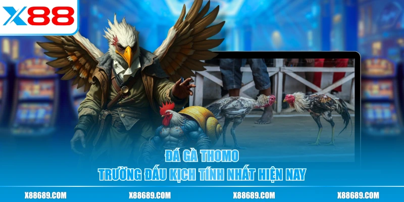 Đá gà Thomo trường đấu kịch tính nhất hiện nay
